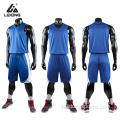 Aangepaste ontwerpen basketbal uniform college basketbal jersey